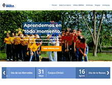Tablet Screenshot of iberia.edu.do